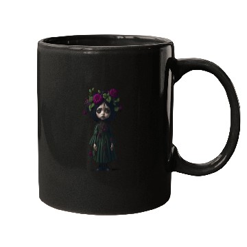 Discover Creepy Girl Doll Mugs