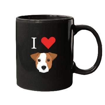 Discover I Love My Jack Russell Dog Mugs