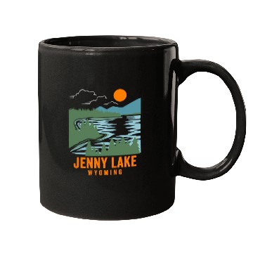 Discover Jenny Lake Wyoming Mugs
