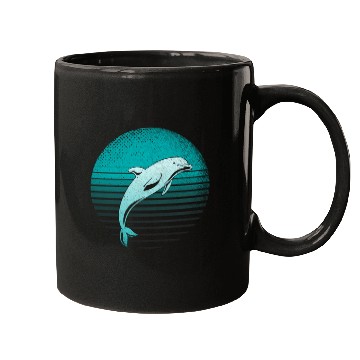 Discover Sea Dolphin Ocean Animal Dolphin Mugs