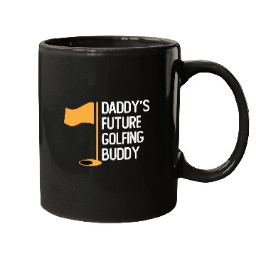 Discover Daddy's Future Golfing Buddy Golf Mugs