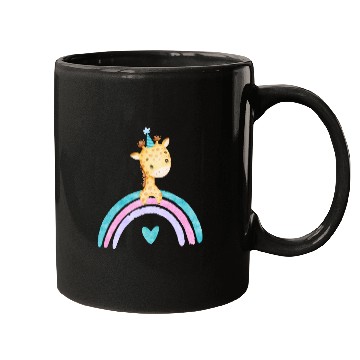 Discover Cute Colorful Giraffe Mugs