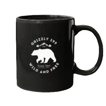 Discover Grizzly 399 Wild Free Grand Teton National Park Mugs