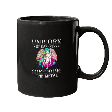 Discover Goth Rock Satan Unicorn Festivals Death Metal Mugs