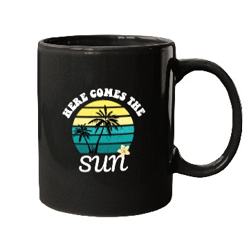 Discover Here comes the sun Summer vacation Mugs