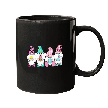 Discover 4 Easter Gnomes Pastel Spring Bunny Ears Gingham R Mugs