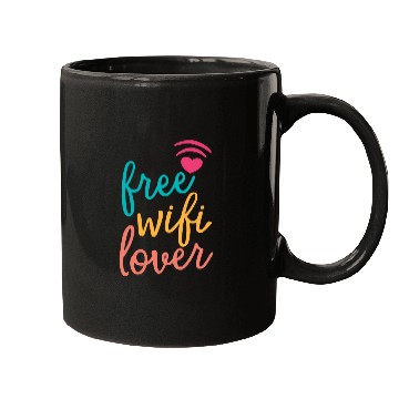 Discover DESIGNFree Wifi Lover Mugs