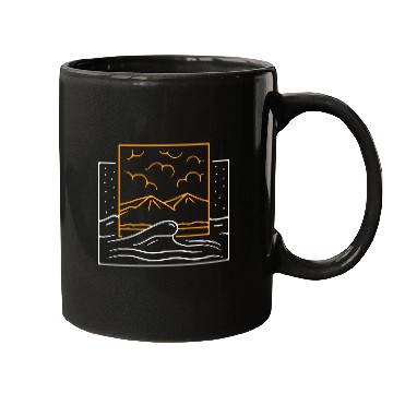 Discover Mountain And Ocean Mugs
