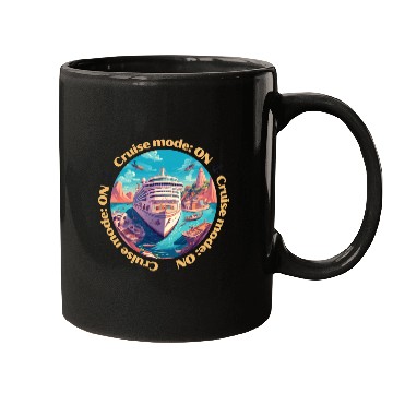 Discover Cruise Mode: On Ship Vacation Mugs