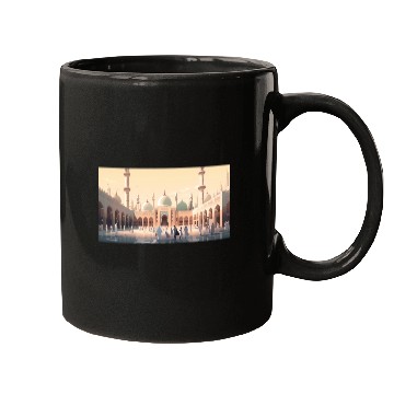 Discover sammy Islamic pilgrimage People walking around the Mugs