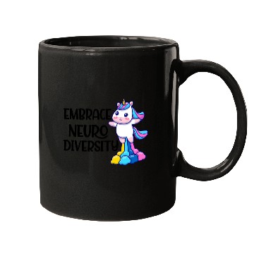 Discover embrace neurodiversity trending Mugs