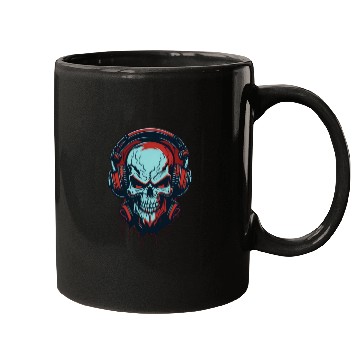 Discover angry skull Mugs