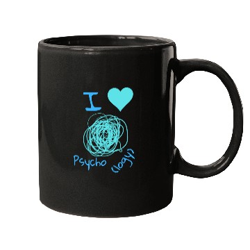 Discover I love psycho(logy) Mugs