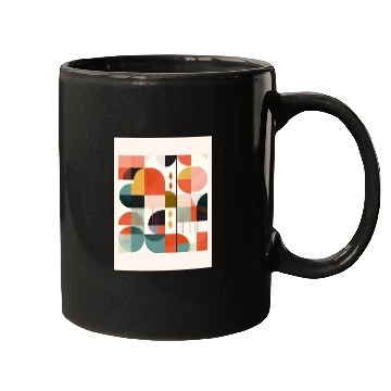 Discover Geometric mid century modern 1 Mugs
