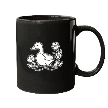Discover Duck Bird Nature Pond Mugs