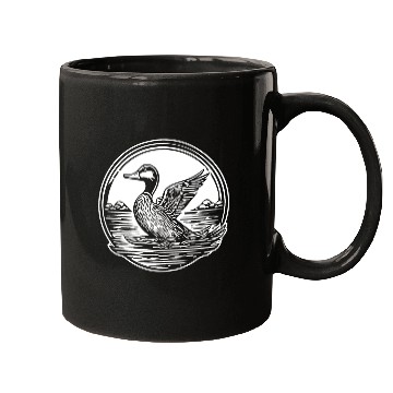 Discover Duck Bird Nature Pond Mugs