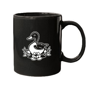 Discover Duck Bird Nature Pond Mugs