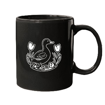 Discover Duck Bird Nature Pond Mugs
