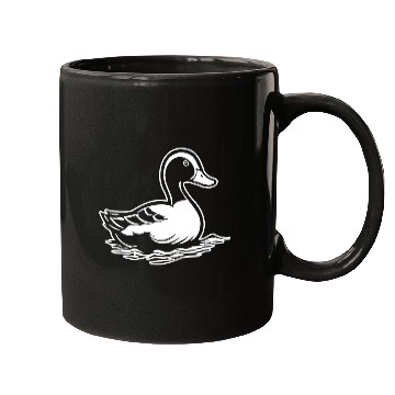 Discover Duck Bird Nature Pond Mugs