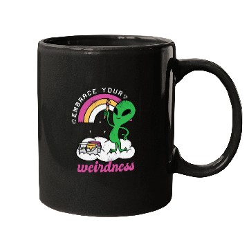 Discover Alien Artist Embrace Your Weirdness Mugs
