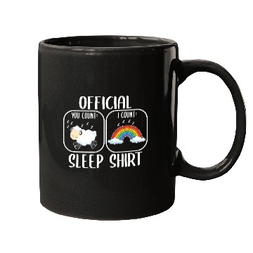 Discover Counting Sheep Rainbow Sleep Mugs