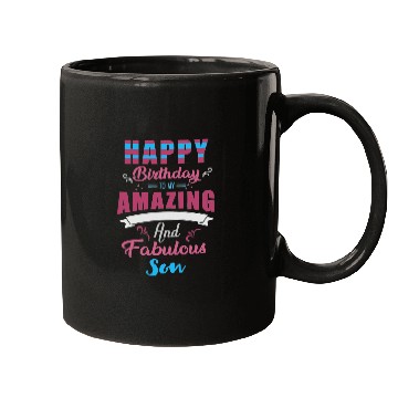 Discover Happy Birthday Son Mugs
