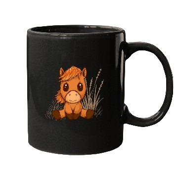 Discover kawaii cute chibi horse Mugs