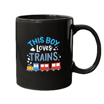 Discover Trains Train Lover Mugs