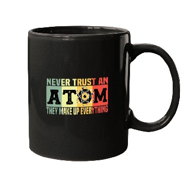 Discover Atom Physics Chemistry Natural Science Vintage Mugs