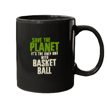 Discover Save The Planet Basketball Lover Mugs