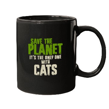 Discover Save The Planet Cats Lover Mugs