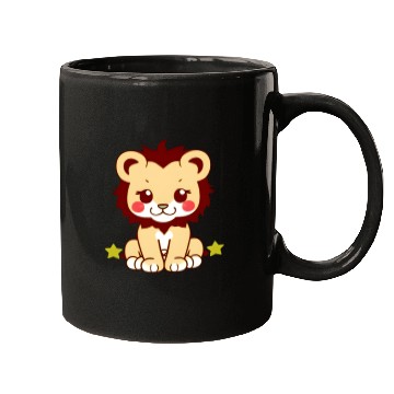 Discover Lion Cub Cute Cuddly Mugs