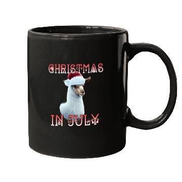 Discover Festive alpaca - Christmas in July Mugs