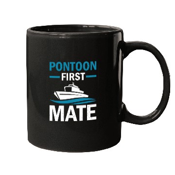 Discover Pontoon Boat First Mate Captain Mugs