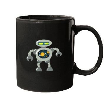 Discover Space Robot Mugs