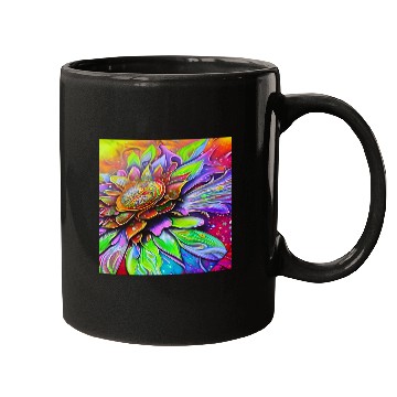 Discover Fantasy Flower Magic Garden Mugs