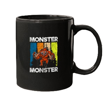 Discover Monster Fright Character Monster Hunter Mugs