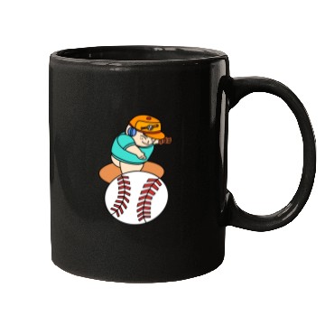 Discover Cute Chibi Baseball Pitcher Mugs