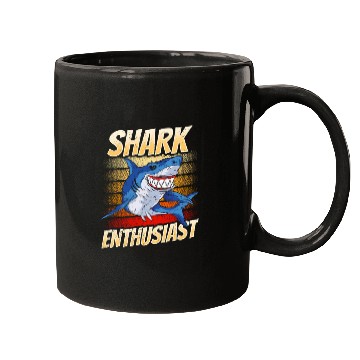 Discover Shark Enthusiast Lover Animal Sharks Teeth Mugs