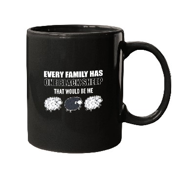 Discover Family Black Sheep Shepherd Mugs