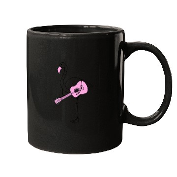 Discover Flamingo With Guitar Mugs