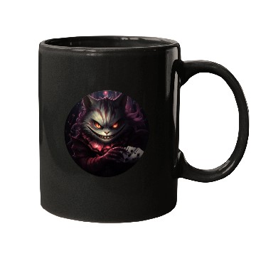 Discover Cheshire Cat Playing Cards Mugs