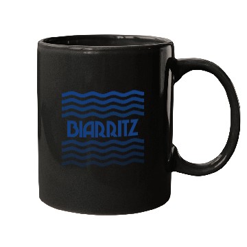 Discover Biarritz France nostalgia Mugs
