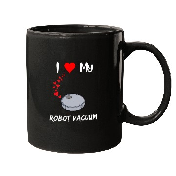 Discover Robot Vacuum Lover Funny Robot House Cleaner Doing Mugs