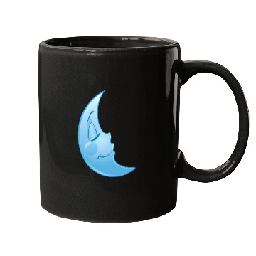 Discover Sleeping Moon Mugs
