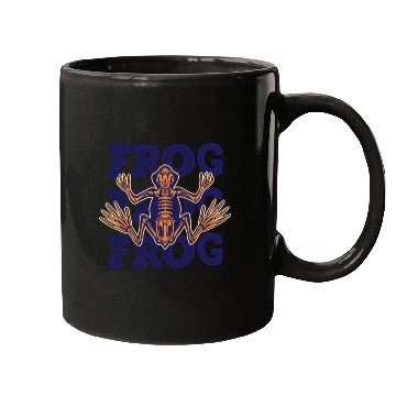 Discover Frog cartoon isolated bones Mugs