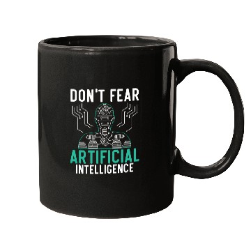 Discover Ai Robotificial Intelligence Futuristic Mugs