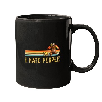 Discover I Hate People Bear Camp Mugs