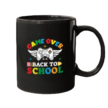 Discover Game over back to school Mugs