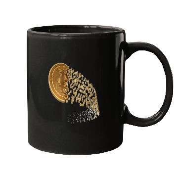 Discover Crypto BITCOIN design 3 Mugs